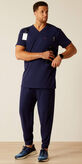 Derham 6 Pocket Scrub Top Full Plus